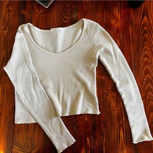 Back Beat Co. Ribbed Knit Top